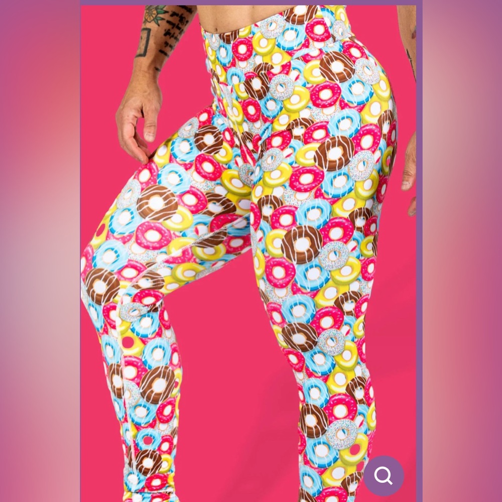 Grrrl Tasty Donut Next Level Leggings